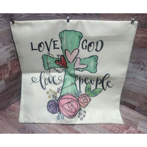 Easter Pillow Covers Decorations 18x18 inch Set of 4 Throw Pillow Covers - Picture 3 of 5